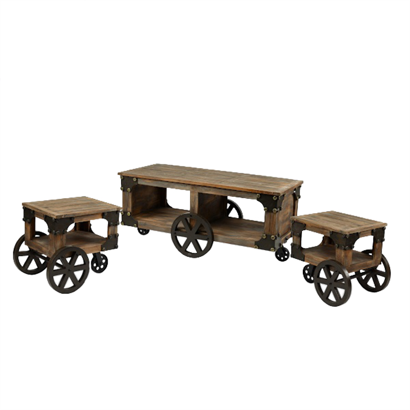 Кофейный Стол Wood Train Коричневый Кофейный Стол Wood Train Коричневый в Костроме | Loft Concept