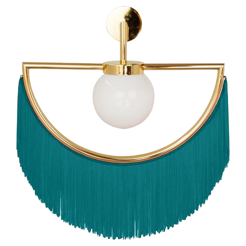 Бра Wink Wall Lamp by Masquespacio for Houtique Petrol Золотой Изумрудный Бра Wink Wall Lamp by Masquespacio for Houtique Petrol Золотой Изумрудный в Костроме | Loft Concept