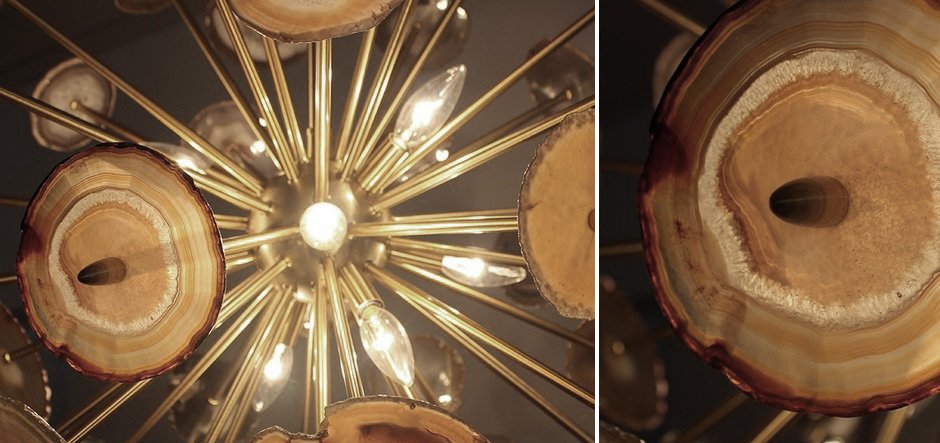 Люстра Agate Burst Chandelier Brass Люстра Agate Burst Chandelier Brass - Loft-Concept в Костроме