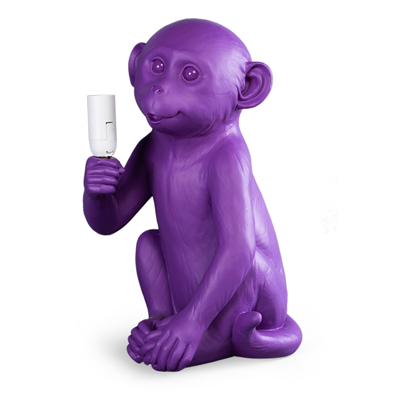 Настольная лампа Purple Monkey Фиолетовый Настольная лампа Purple Monkey Фиолетовый в Костроме | Loft Concept