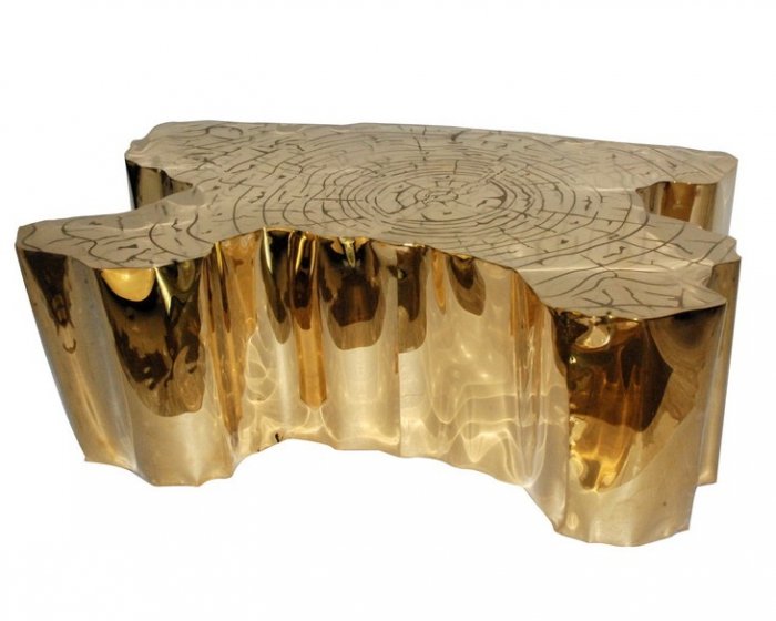 Дизайнерский кофейный стол Eden Table Золотой Дизайнерский кофейный стол Eden Table Золотой в Костроме | Loft Concept