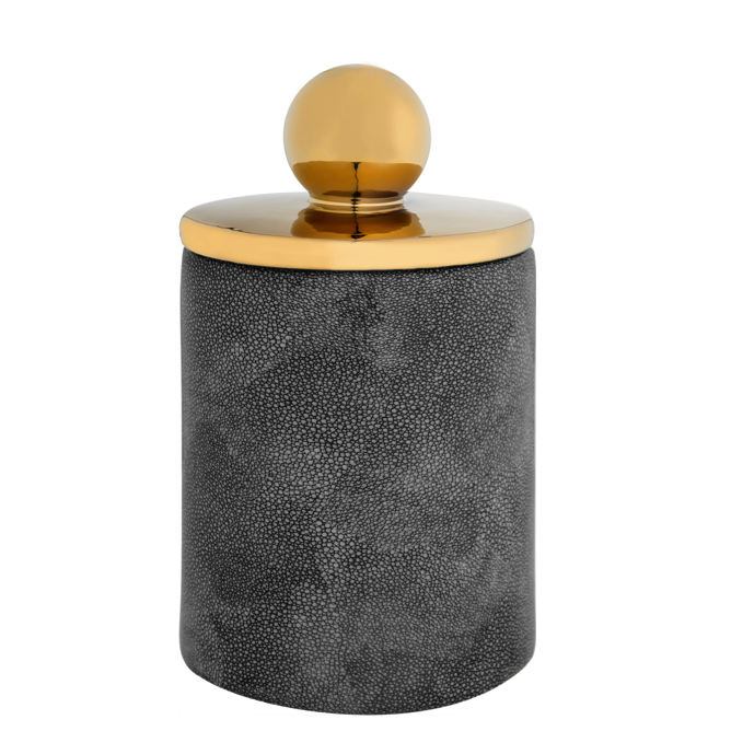 Ваза Stingray Skin vase Глянцевое золото Серый Ваза Stingray Skin vase Глянцевое золото Серый в Костроме | Loft Concept