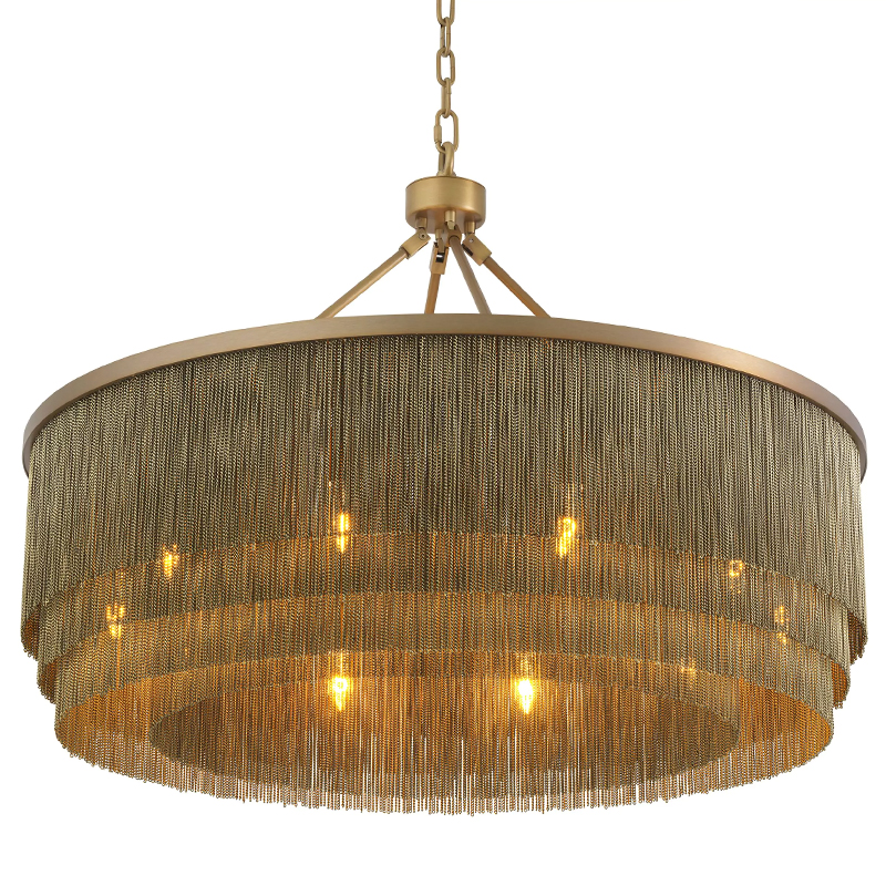 Люстра Eichholtz Chandelier Tissot L Brass Латунь Люстра Eichholtz Chandelier Tissot L Brass Латунь в Костроме | Loft Concept
