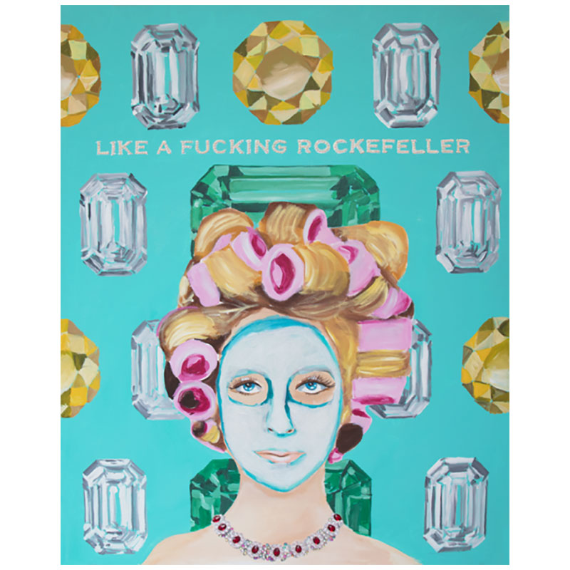Картина “Like A Fucking Rockefeller” Мульти Картина “Like A Fucking Rockefeller” Мульти в Костроме | Loft Concept