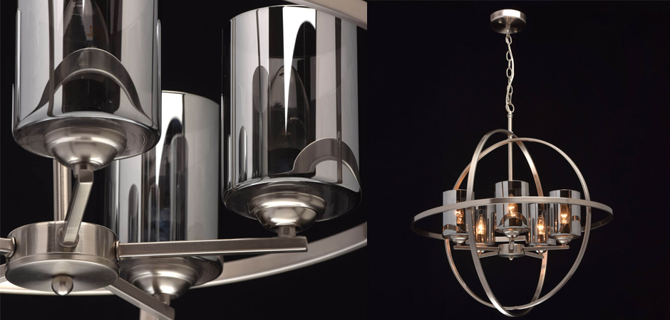 Люстра Chrome Cylinders 5 Люстра Chrome Cylinders 5 - Loft-Concept в Костроме