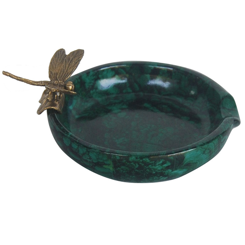 Блюдо Malachite Dish Бронза Малахит Блюдо Malachite Dish Бронза Малахит в Костроме | Loft Concept