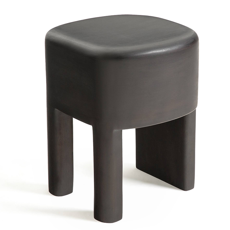 Приставной стол Mordred Mango Black Side Table Черный Приставной стол Mordred Mango Black Side Table Черный в Костроме | Loft Concept