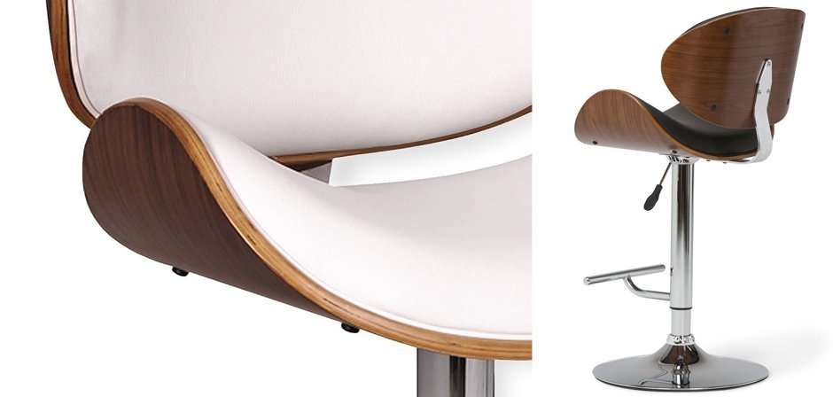 Барный стул Lounge Bar Stool белый Барный стул Lounge Bar Stool белый - Loft-Concept в Костроме