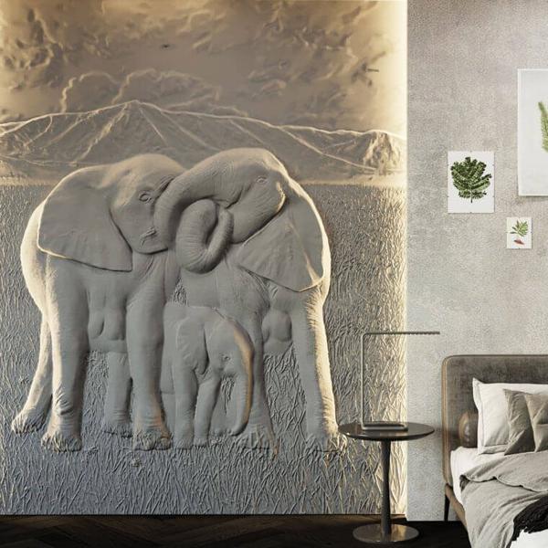 Барельеф ELEPHANTS Барельеф ELEPHANTS в Костроме | Loft Concept