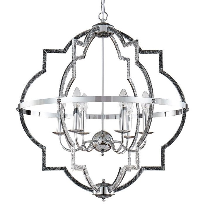 Люстра Arc Corners Chandelier Хром Серебро винтаж Люстра Arc Corners Chandelier Хром Серебро винтаж в Костроме | Loft Concept
