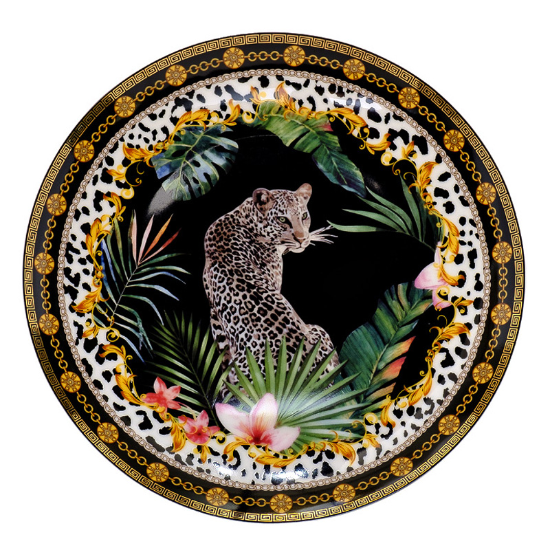 Тарелка TROPICS Leopard Мульти Тарелка TROPICS Leopard Мульти в Костроме | Loft Concept