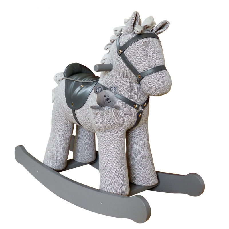 Лошадка-качалка Alfie Pony Серый Лошадка-качалка Alfie Pony Серый в Костроме | Loft Concept