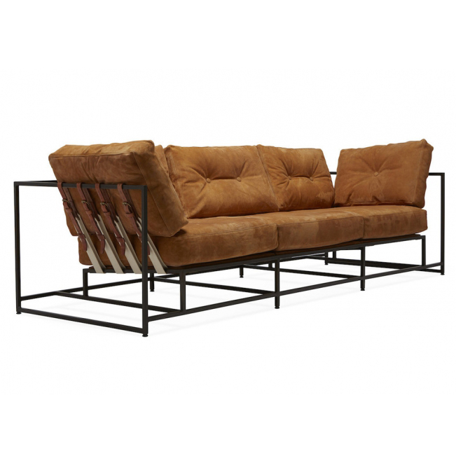 Диван Dirt Leather Sofa Коричневый Диван Dirt Leather Sofa Коричневый в Костроме | Loft Concept