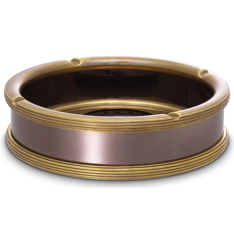 Пепельница Eichholtz Ashtray Ella Латунь Винтажная латунь Коричневый Пепельница Eichholtz Ashtray Ella Латунь Винтажная латунь Коричневый в Костроме | Loft Concept