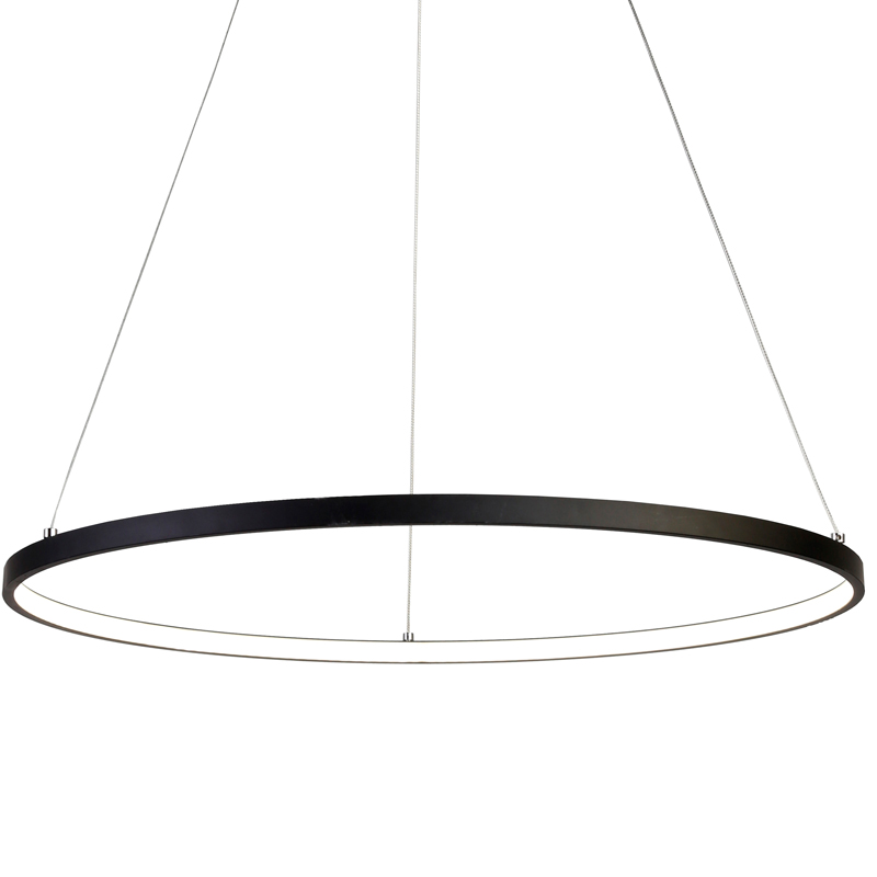 Люстра Ring Horizontal black Черный Люстра Ring Horizontal black Черный в Костроме | Loft Concept