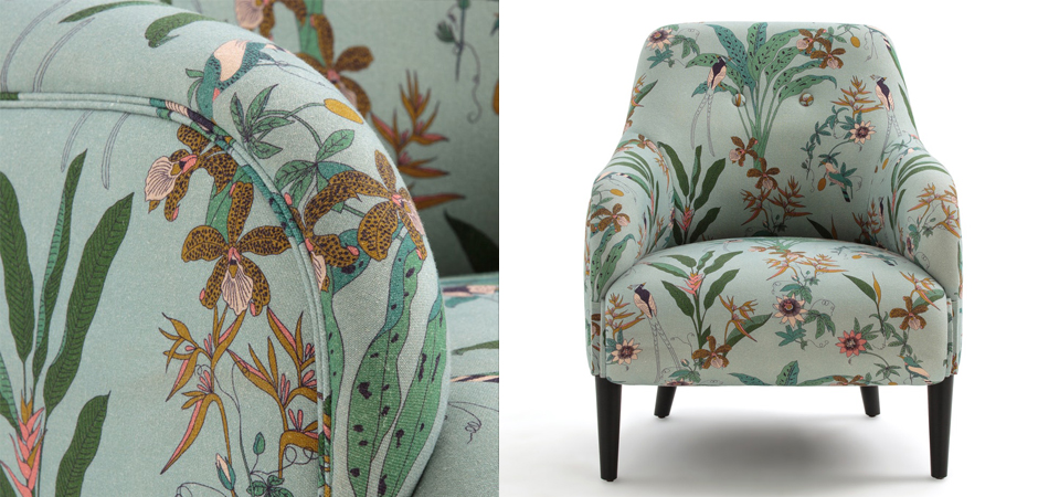 Кресло Lipstick Fauteuil melange lin Кресло Lipstick Fauteuil melange lin - Loft-Concept в Костроме