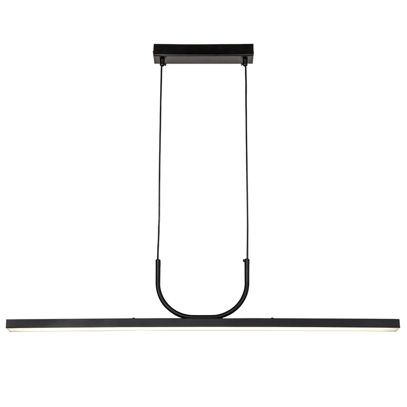 Минималистичная черная люстра Trumpet tube Белый Черный Минималистичная черная люстра Trumpet tube Белый Черный в Костроме | Loft Concept