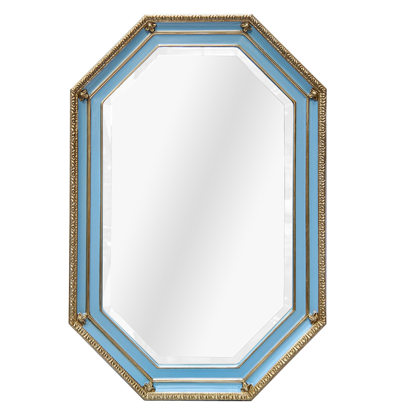 Зеркало Mirabelle Mirror azure Лазурь Золотой Зеркало Mirabelle Mirror azure Лазурь Золотой в Костроме | Loft Concept