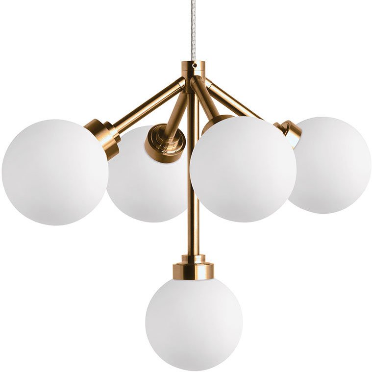 Люстра Tech Lighting Mara Chandelier Mini Золотой Белый Люстра Tech Lighting Mara Chandelier Mini Золотой Белый в Костроме | Loft Concept