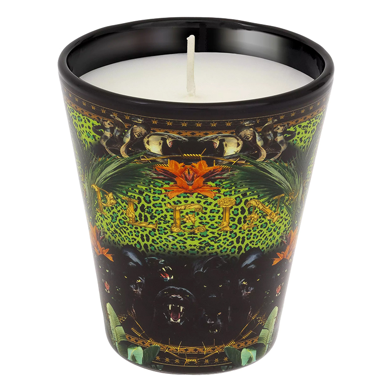 Свеча Philipp Plein Candle Jungle M Черный Мульти Свеча Philipp Plein Candle Jungle M Черный Мульти в Костроме | Loft Concept