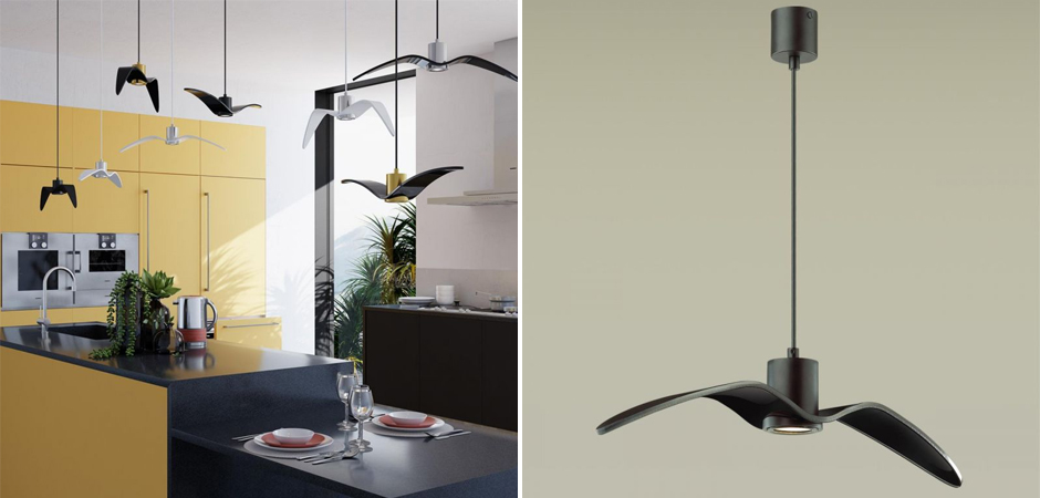 Подвесной светильник Seagull Average черный Подвесной светильник Seagull Average черный - Loft-Concept в Костроме