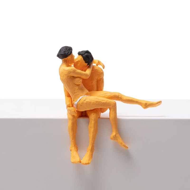 Статуэтка Seletti David & Esther Желтый Белый Статуэтка Seletti David & Esther Желтый Белый в Костроме | Loft Concept