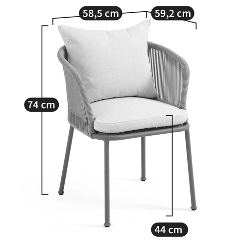 Кресло уличное Bonnie Beige Chair Кресло уличное Bonnie Beige Chair в Костроме
