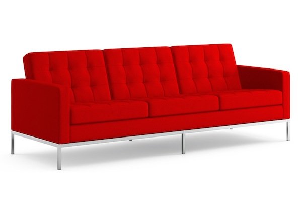 Диван Florence Knoll sofa Серый Красный Коричневый Зеленый Желтый Голубой Белый Черный Диван Florence Knoll sofa Серый Красный Коричневый Зеленый Желтый Голубой Белый Черный в Костроме | Loft Concept