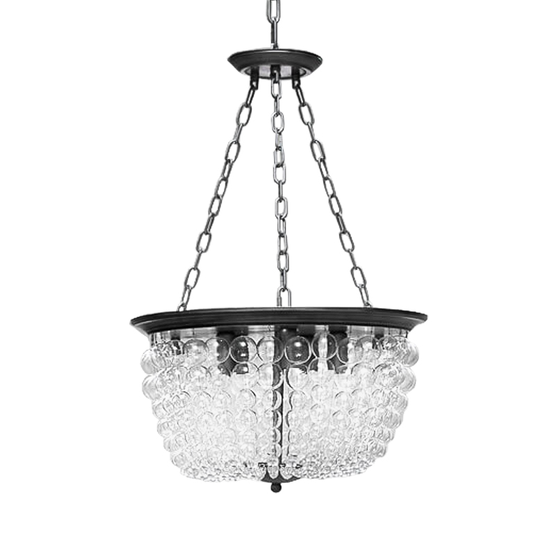 Люстра Bubble Blower Chandeliers Графит Прозрачный Люстра Bubble Blower Chandeliers Графит Прозрачный в Костроме | Loft Concept
