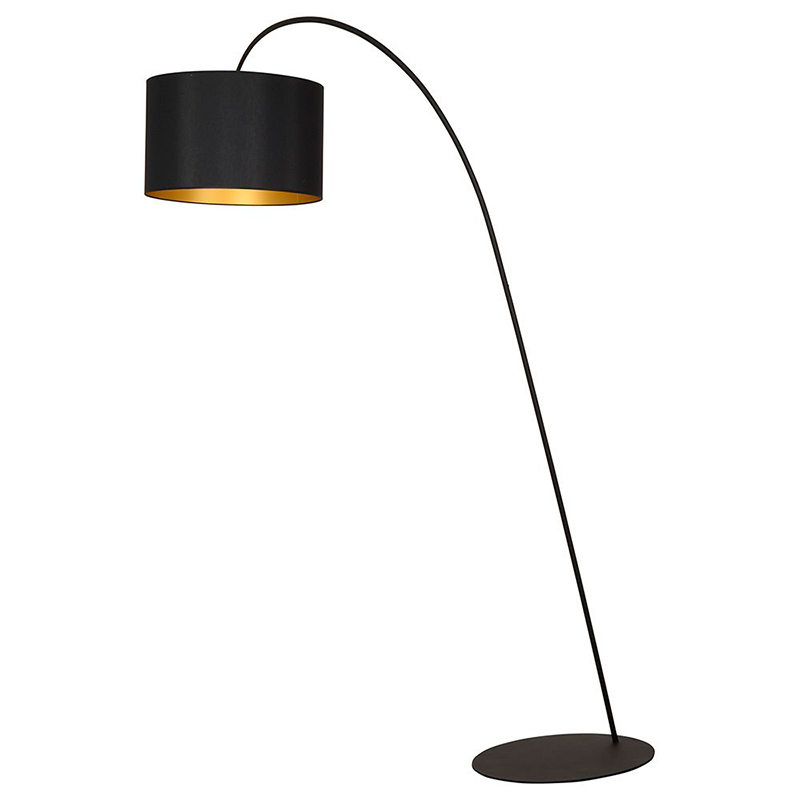 Торшер Fowler Black Черный Золотой Торшер Fowler Black Черный Золотой в Костроме | Loft Concept