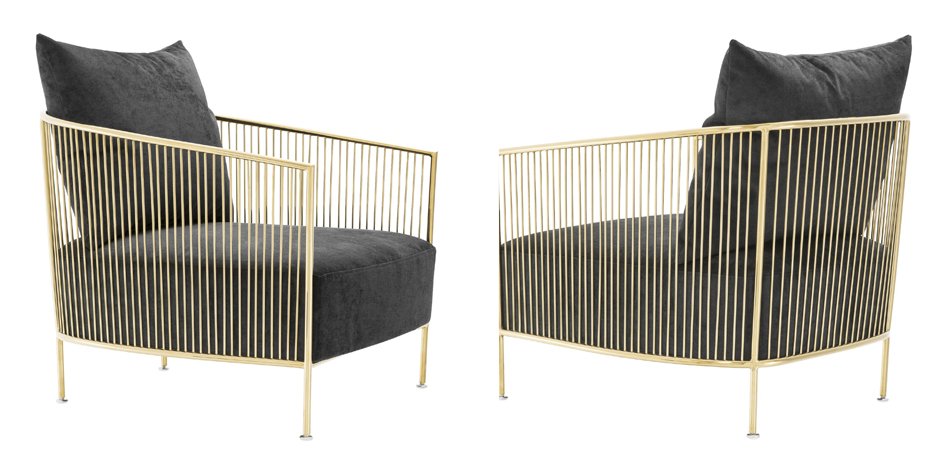 Кресло Eichholtz Chair Knox Gold Кресло Eichholtz Chair Knox Gold - Loft-Concept в Костроме