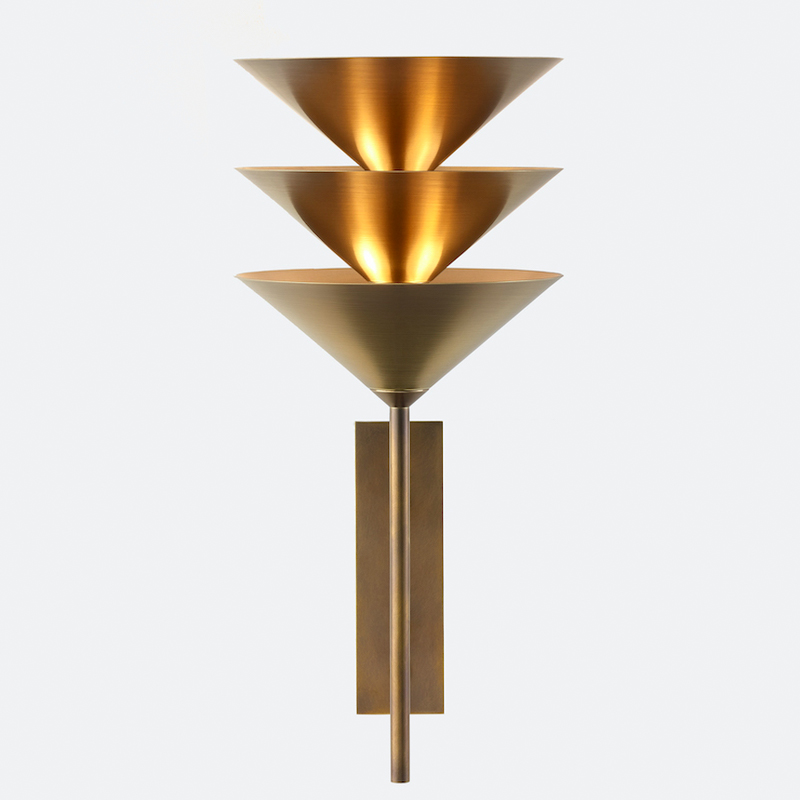 Бра WALL STACK III WALL SCONCE Латунь Бра WALL STACK III WALL SCONCE Латунь в Костроме | Loft Concept