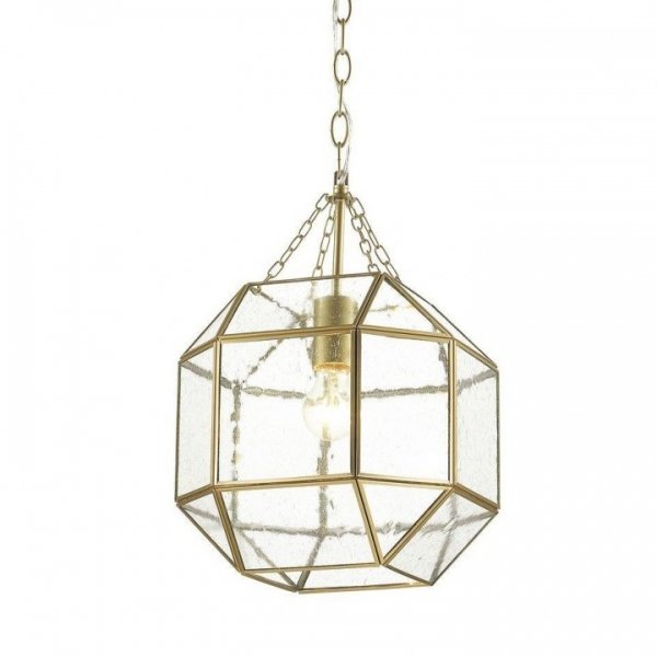 Подвесной светильник Glass & Metal Cage Pendant Gold Глянцевое золото Подвесной светильник Glass & Metal Cage Pendant Gold Глянцевое золото в Костроме | Loft Concept
