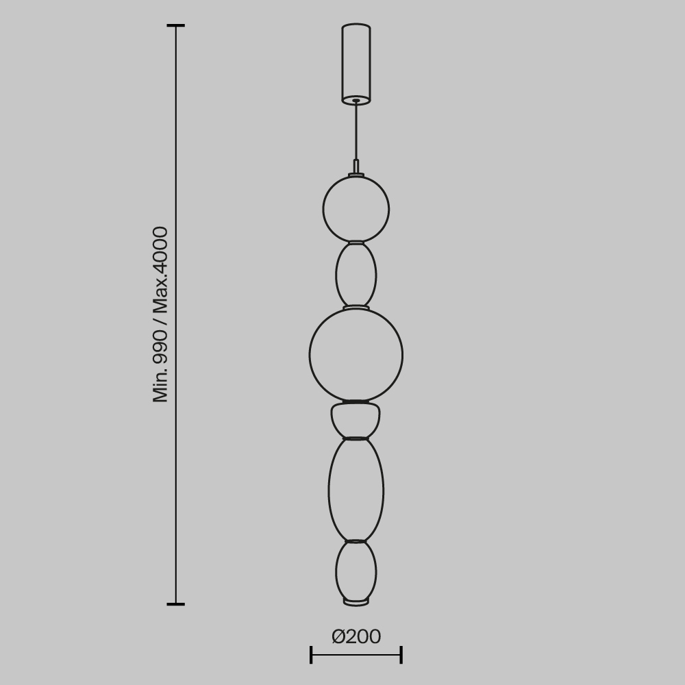 Подвесной светильник Adore LED 3000K 24Bт  в Костроме