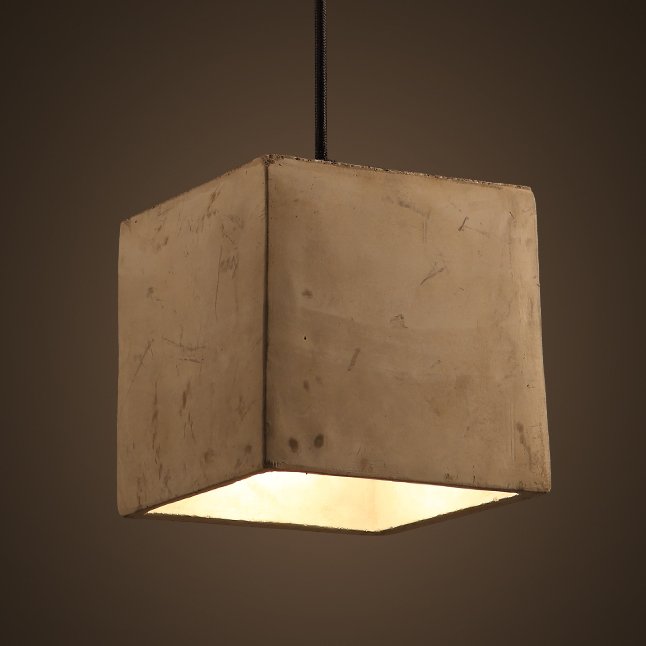 Подвесной светильник Art Concrete Cub Подвесной светильник Art Concrete Cub в Костроме | Loft Concept