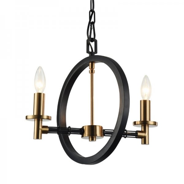 Люстра Refraktika Chandelier 2 Черный Латунь Люстра Refraktika Chandelier 2 Черный Латунь в Костроме | Loft Concept