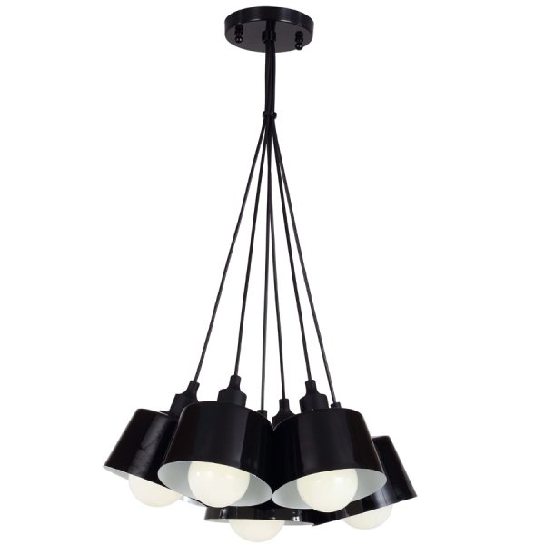 Люстра Compact Pendant Black Черный Люстра Compact Pendant Black Черный в Костроме | Loft Concept