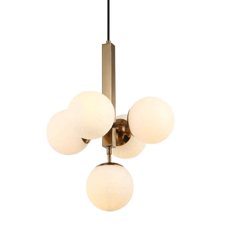 Люстра Perforated Glass Bubbles bronze 5 Бронза Бежевый Люстра Perforated Glass Bubbles bronze 5 Бронза Бежевый в Костроме | Loft Concept