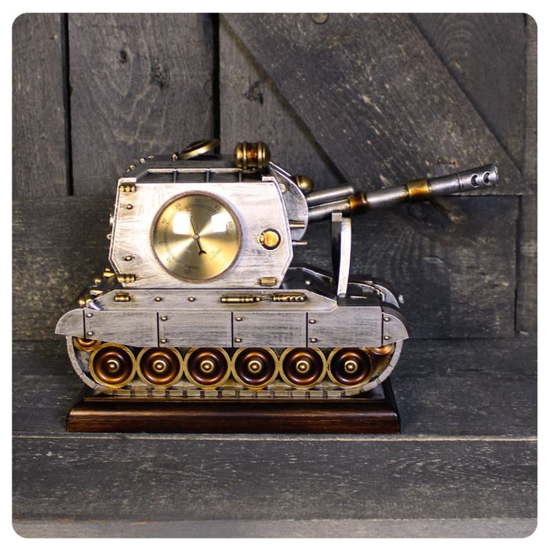 Часы Tank Clock Золотой Серебряный Часы Tank Clock Золотой Серебряный в Костроме | Loft Concept
