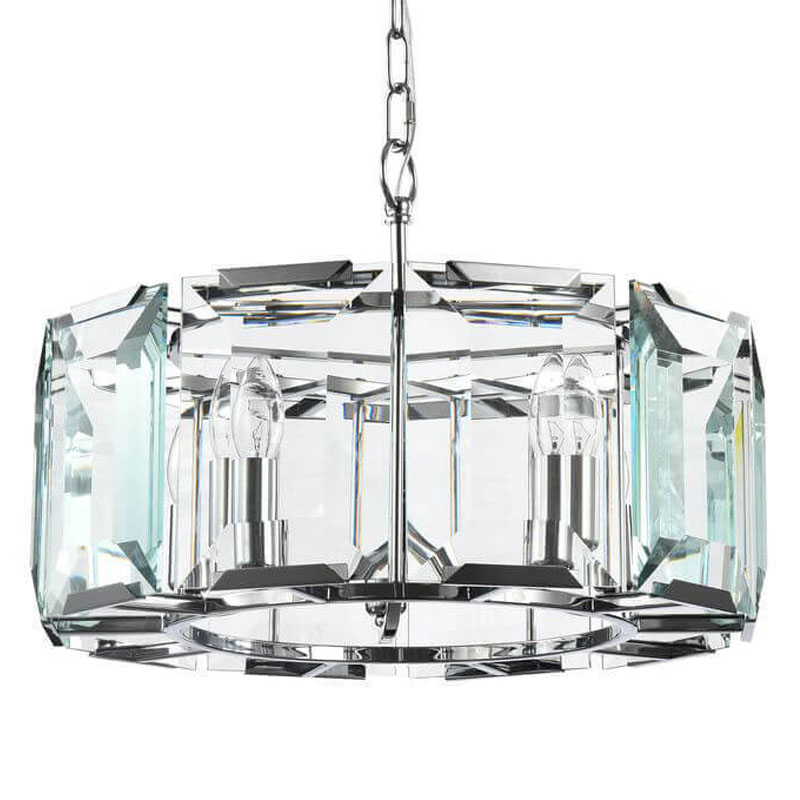 Люстра Lari Harlow Crystal Round Chandelier chrome 5 Хром Люстра Lari Harlow Crystal Round Chandelier chrome 5 Хром в Костроме | Loft Concept