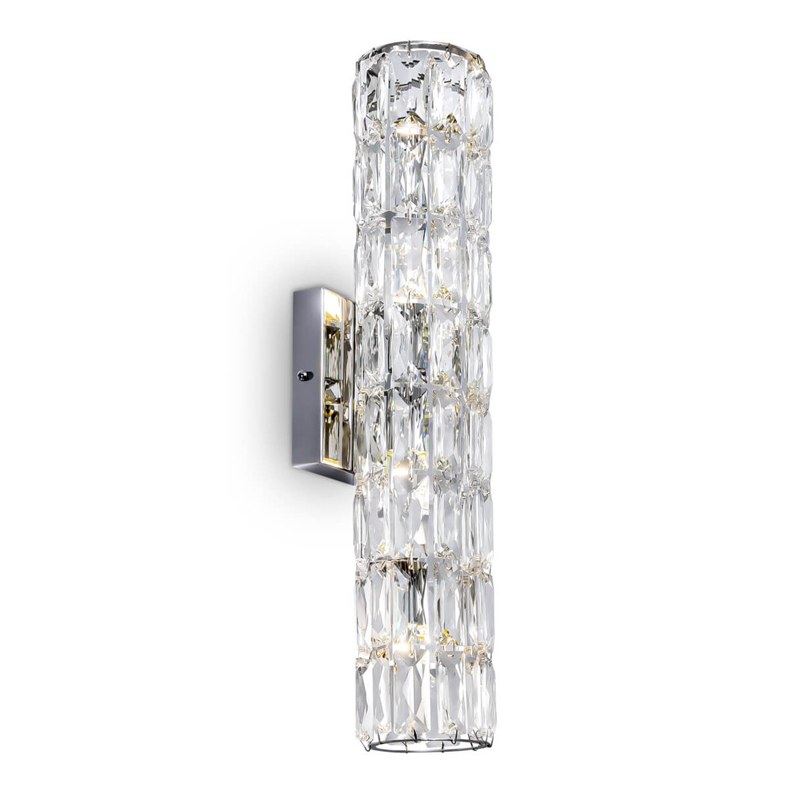 Бра Meg Cut Stone Base Прозрачный (Transparent) Хром Бра Meg Cut Stone Base Прозрачный (Transparent) Хром в Костроме | Loft Concept
