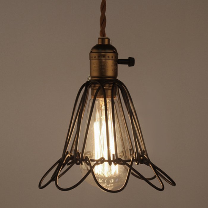 Подвесной светильник Loft Industry Cage Pendant Бронза Подвесной светильник Loft Industry Cage Pendant Бронза в Костроме | Loft Concept