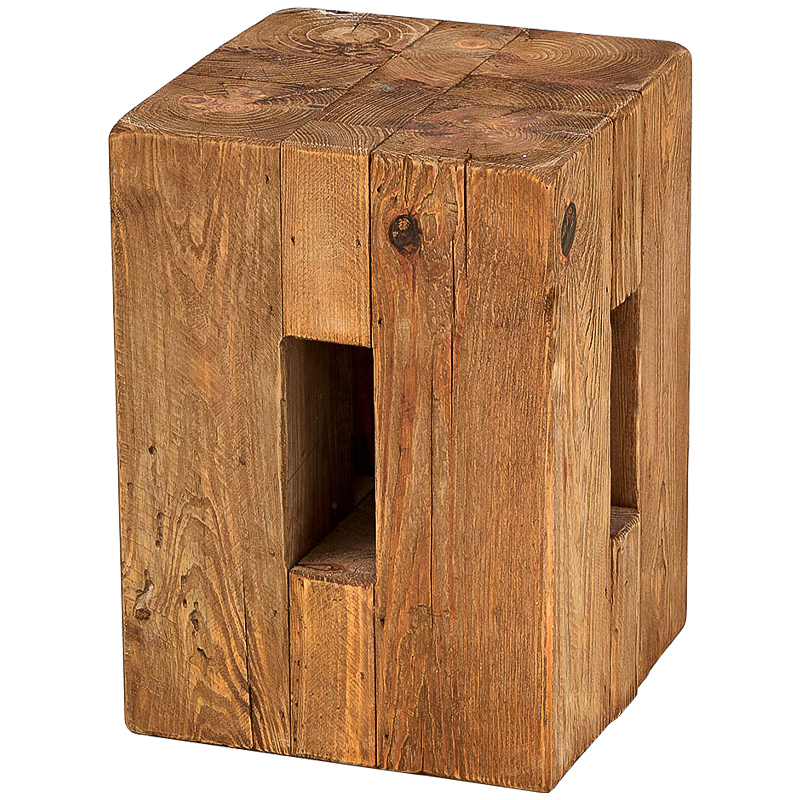 Приставной стол из массива сосны Harlee Wood Side Table Древесина Приставной стол из массива сосны Harlee Wood Side Table Древесина в Костроме | Loft Concept