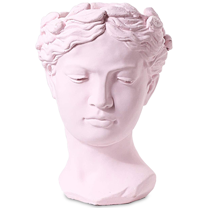 Ваза Female Bust Pink Розовый пастельный Ваза Female Bust Pink Розовый пастельный в Костроме | Loft Concept