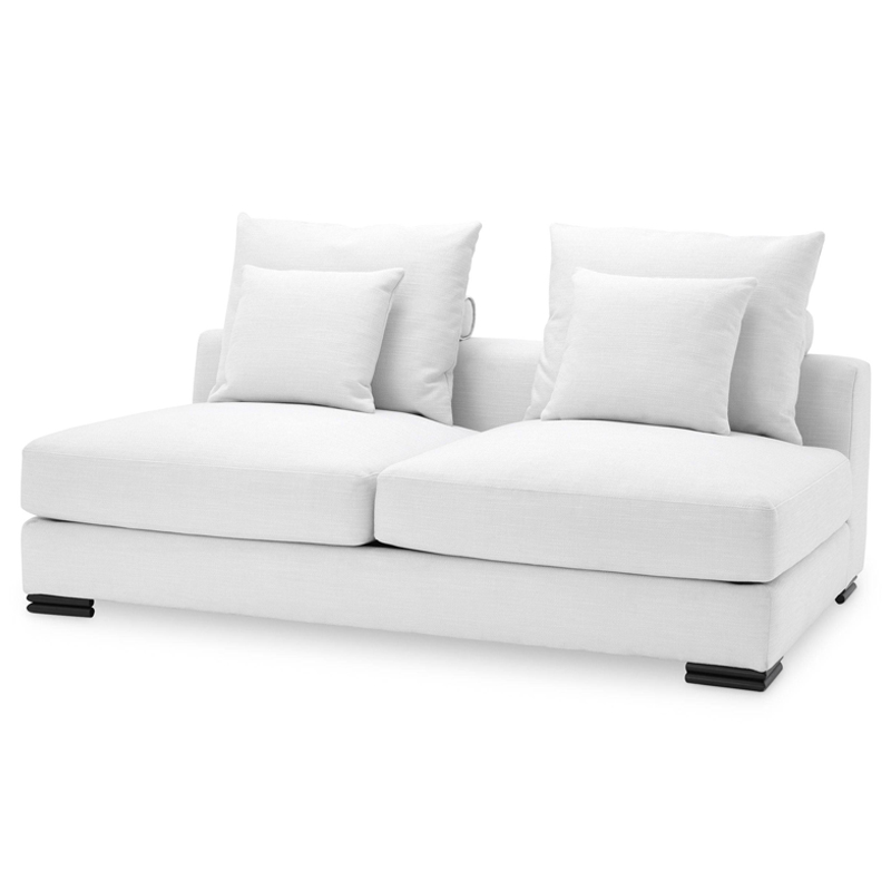 Диван Eichholtz Sofa Clifford 2-Seater white Белый Черный Диван Eichholtz Sofa Clifford 2-Seater white Белый Черный в Костроме | Loft Concept