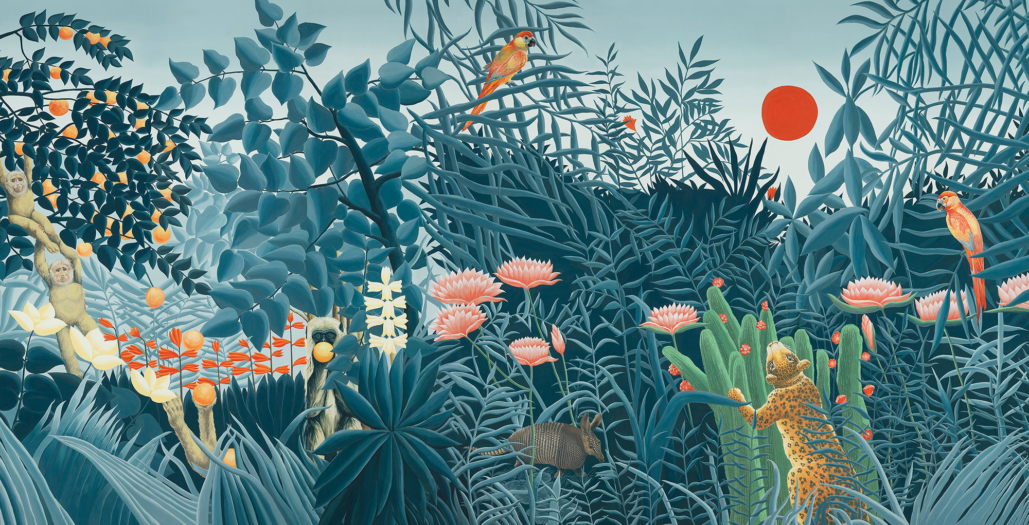 Обои ручная роспись Rousseau Rousseau on scenic paper Обои ручная роспись Rousseau Rousseau on scenic paper - постер Loft-Concept в Костроме