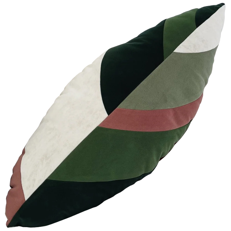 Декоративная подушка Botanical Cushion Stromanta Sanguinea Зеленый Белый Дымчатая Роза Декоративная подушка Botanical Cushion Stromanta Sanguinea Зеленый Белый Дымчатая Роза в Костроме | Loft Concept