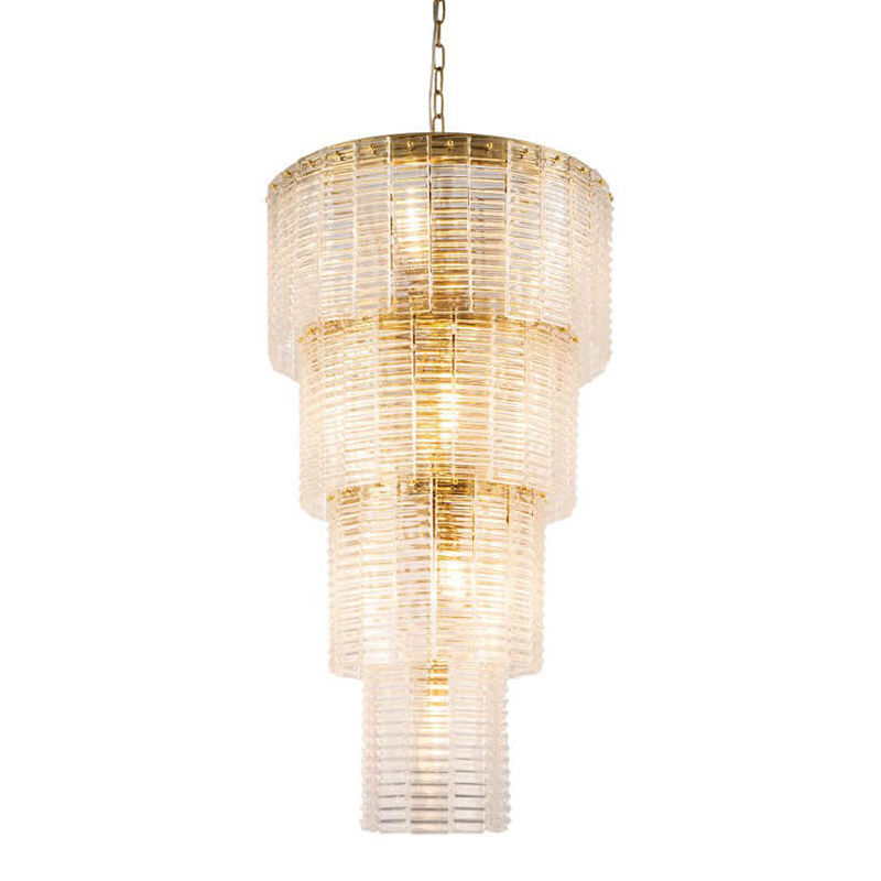Люстра Branwen Chandelier 51 Золотой Прозрачный Люстра Branwen Chandelier 51 Золотой Прозрачный в Костроме | Loft Concept