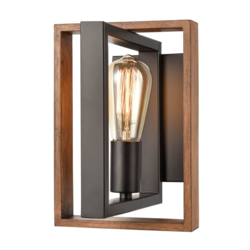 Бра Bismark Wall Lamp Коричневый Черный Бра Bismark Wall Lamp Коричневый Черный в Костроме | Loft Concept