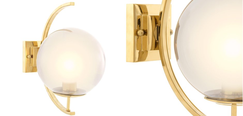 Бра Eichholtz Wall Lamp Cascade Gold Бра Eichholtz Wall Lamp Cascade Gold - Loft-Concept в Костроме